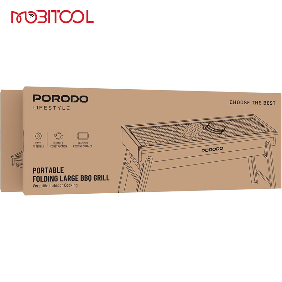 Porodo Portable Folding Large BBQ Gril