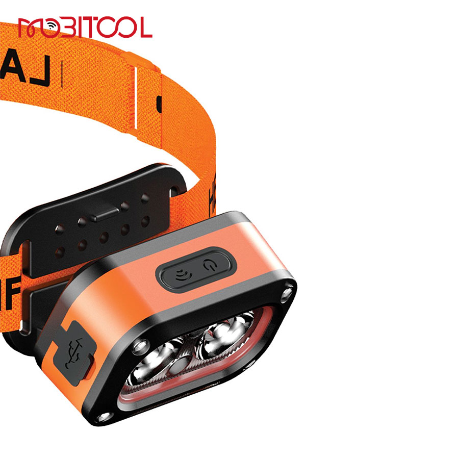 Porodo Wave Sensor Rechargeable LED Headlamp