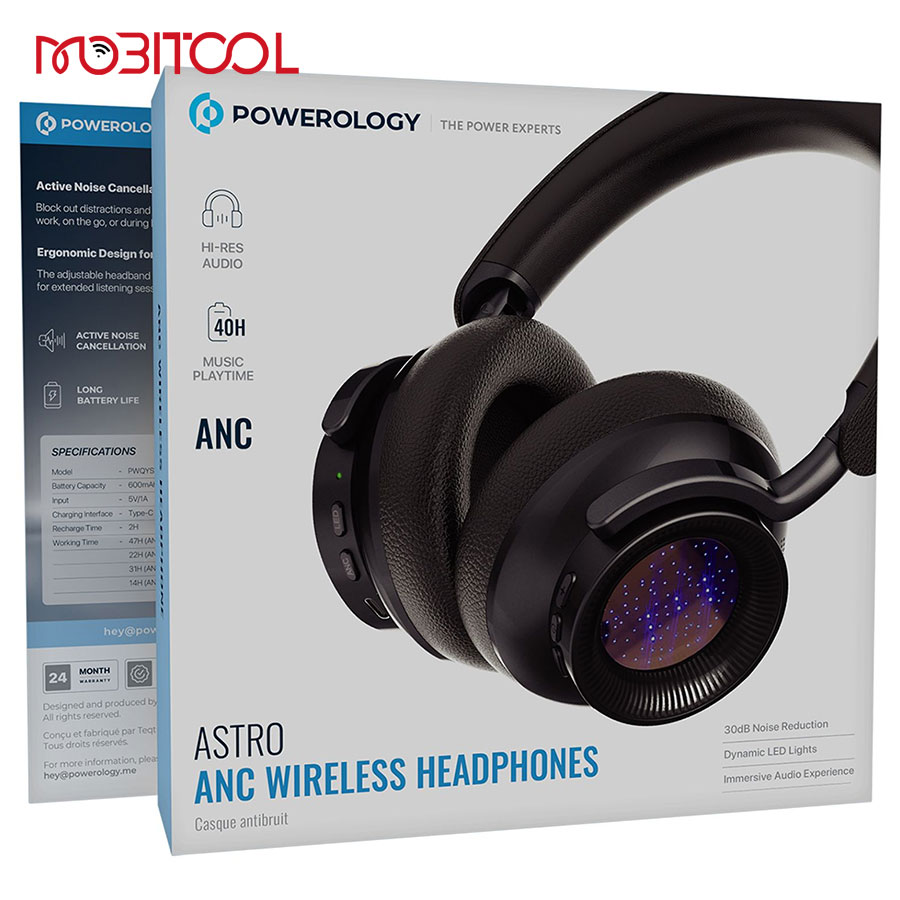 Powerology Astro ANC Wireless Headphones
