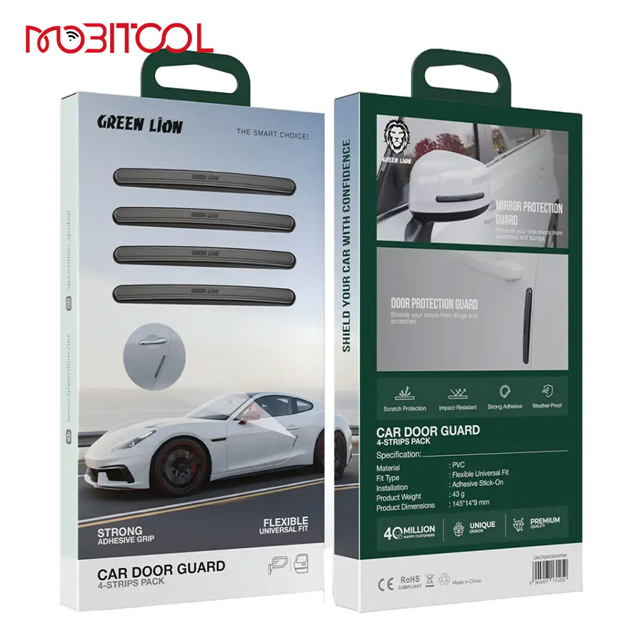 Green Lion Car Door Guard 4 Strip Pack