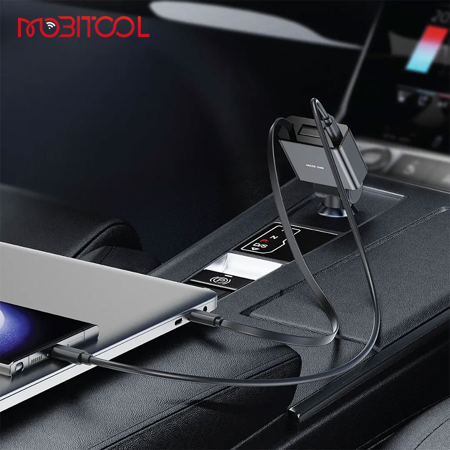 Green Lion Retractable 75W Car Charger