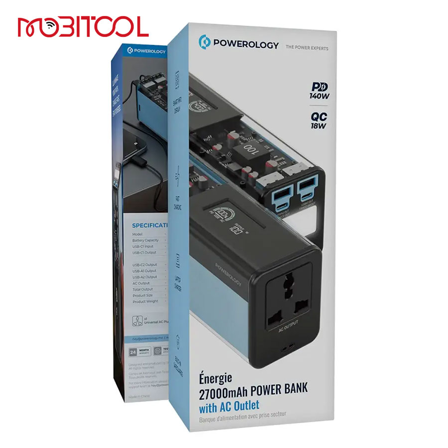Powerology Énergie 27000mAh Power Bank Powerology Énergie 27000mAh Power Bank