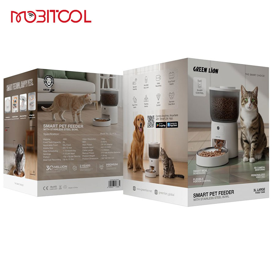 Green Lion Smart Pet Feeder