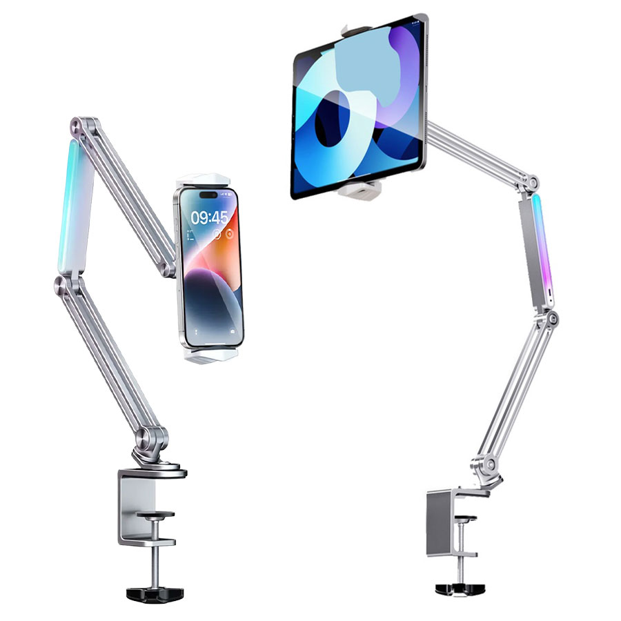 Porodo Multi-Joint Aluminum Desk Mount
