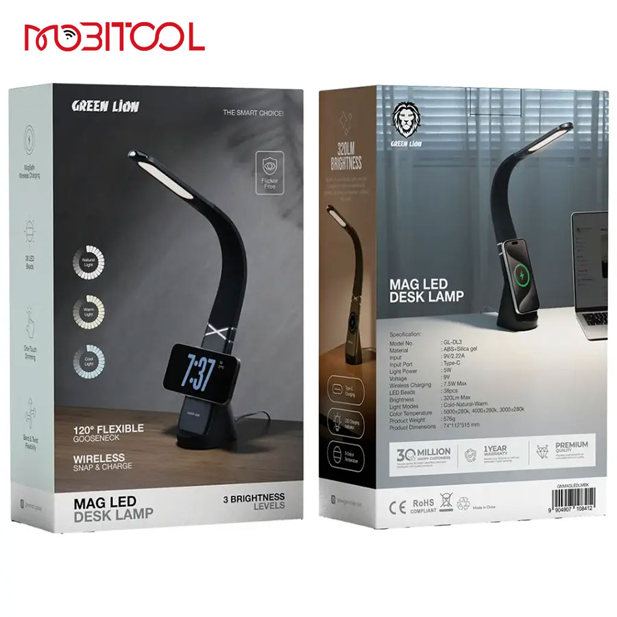 green lion mag led desk lamp