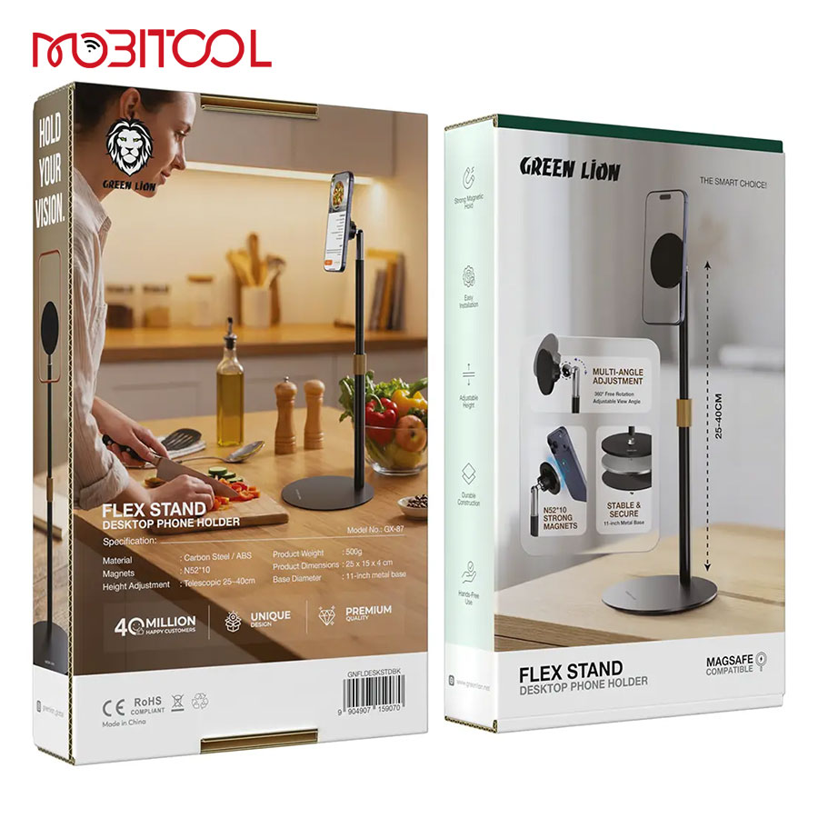 Green Lion Flex Stand Desktop Phone Holder