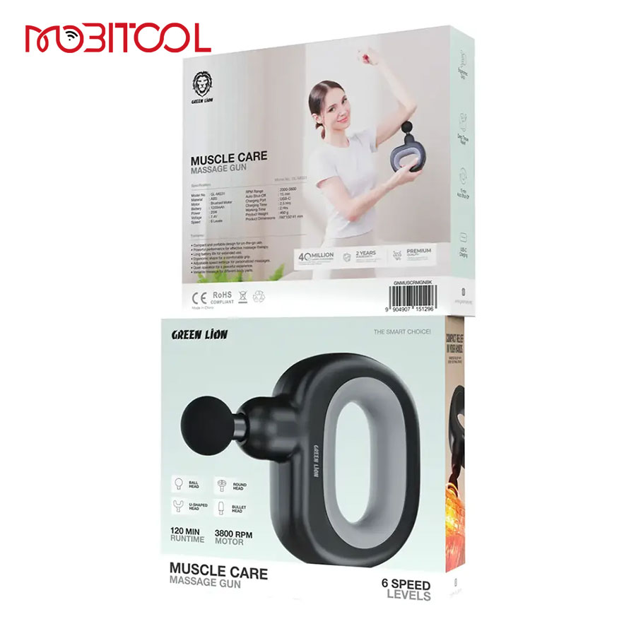 Green Lion Muscle Care Massage Gun Green Lion Muscle Care Massage Gun