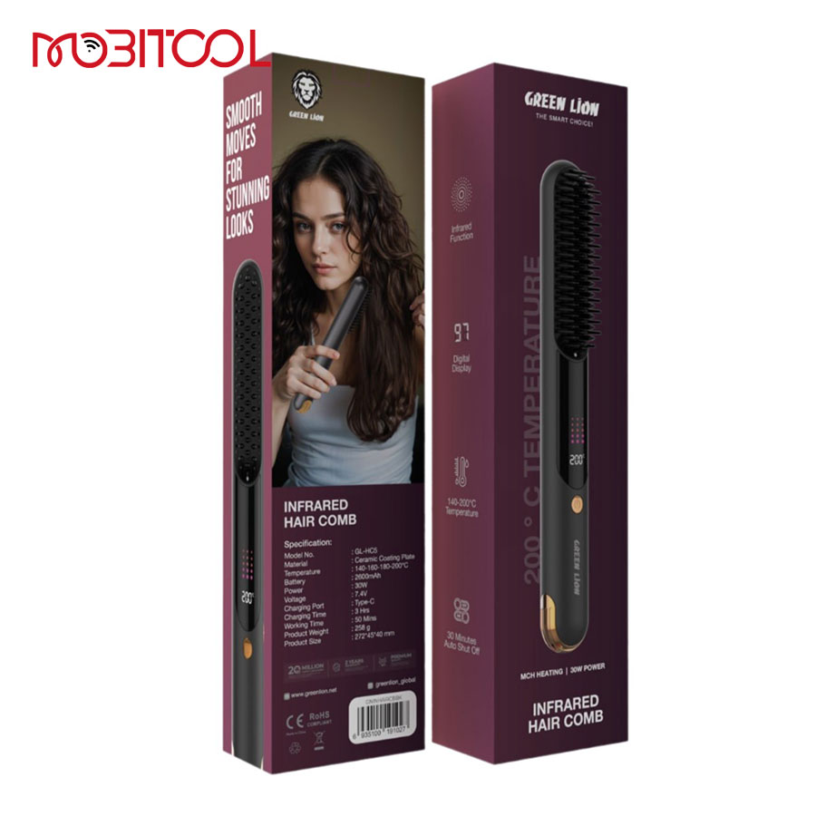 green lion infrared hair comb