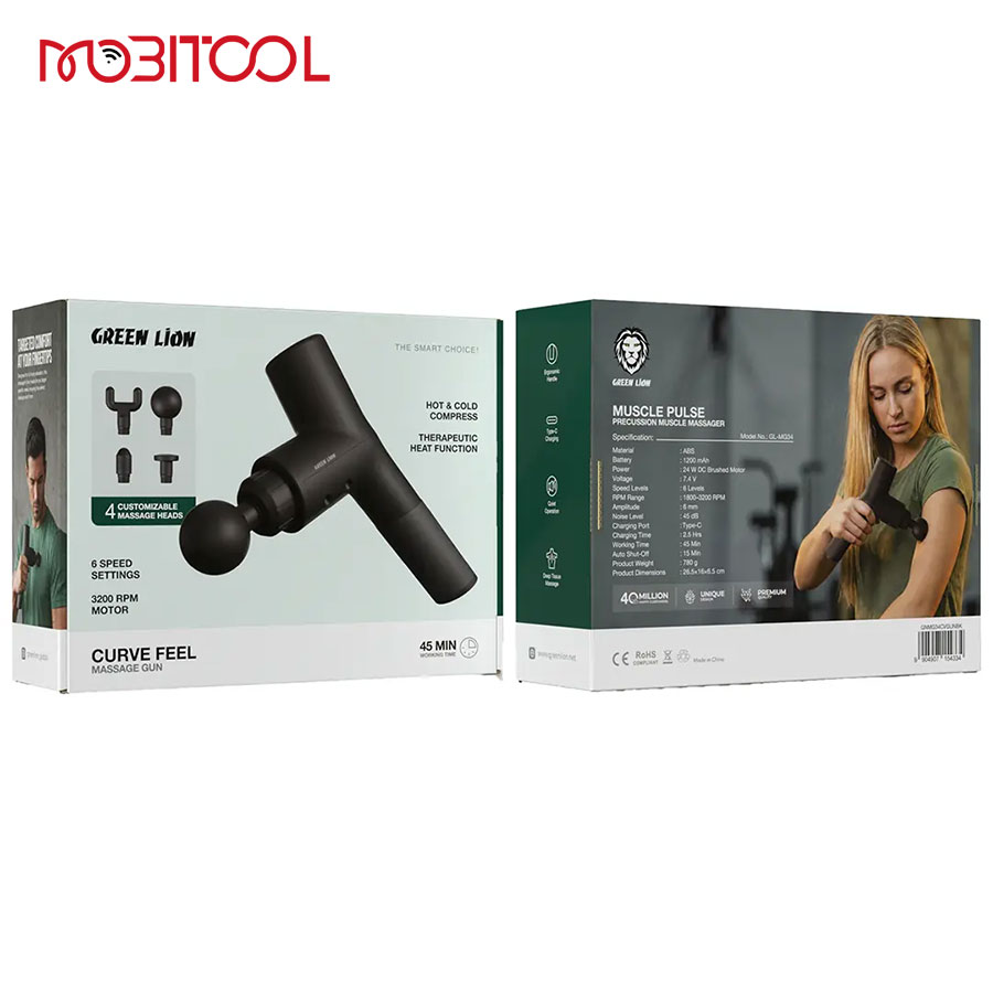Green Lion Curve Feel Massage Gun Green Lion Curve Feel Massage Gun