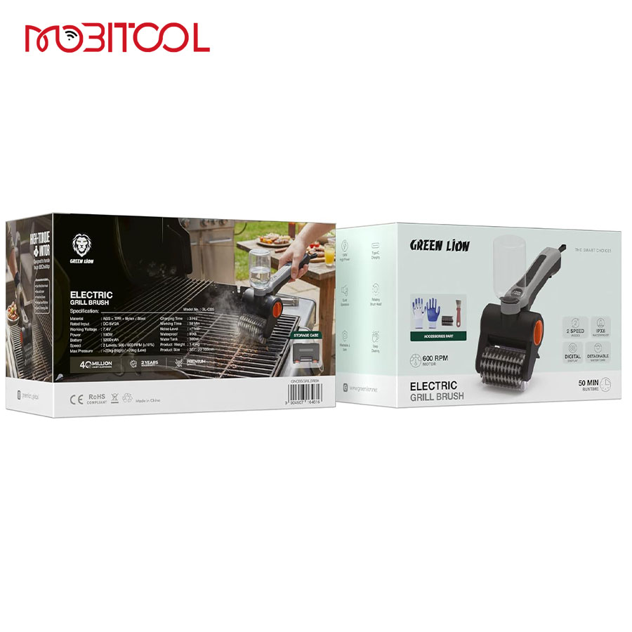 Green Lion Electric Grill Brush