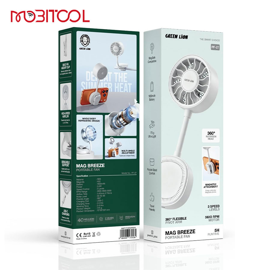 Green Lion Mag Breeze Portable Fan
