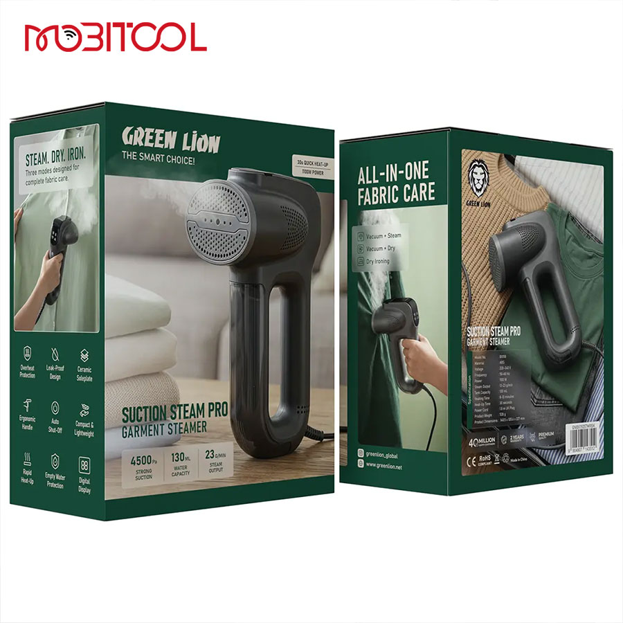 Green Lion Suction Steam Pro Garment Steamer
