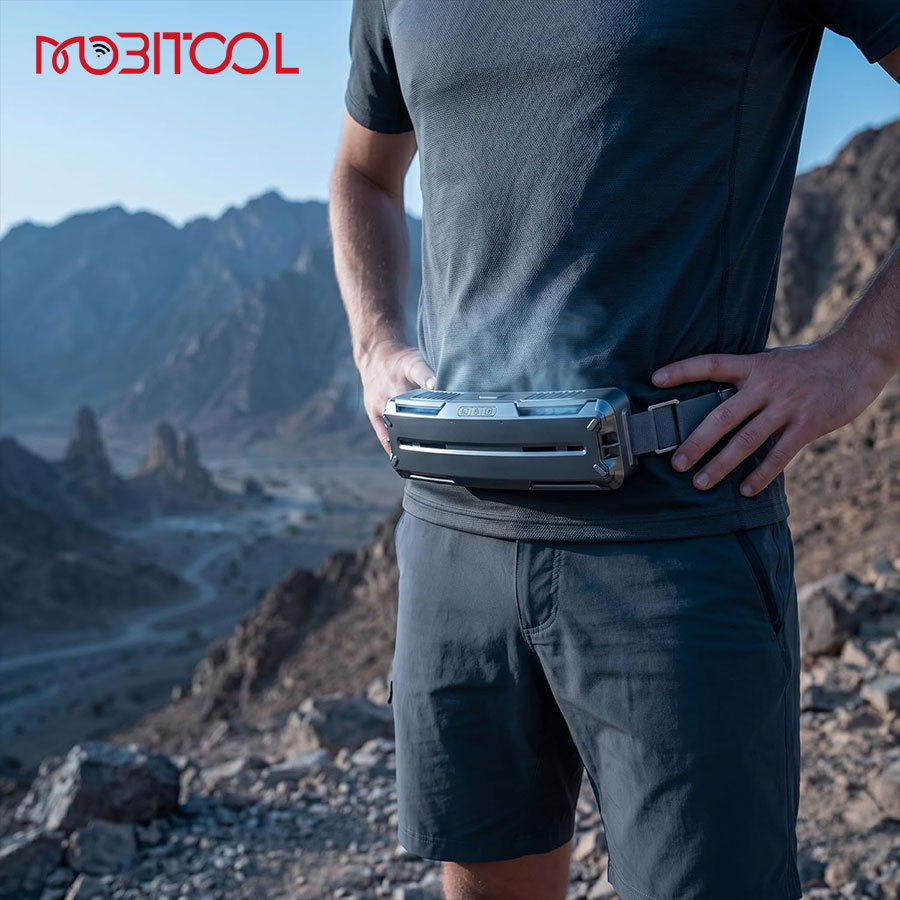 PORODO Chillo Frost Ice Cooling Waist Fan