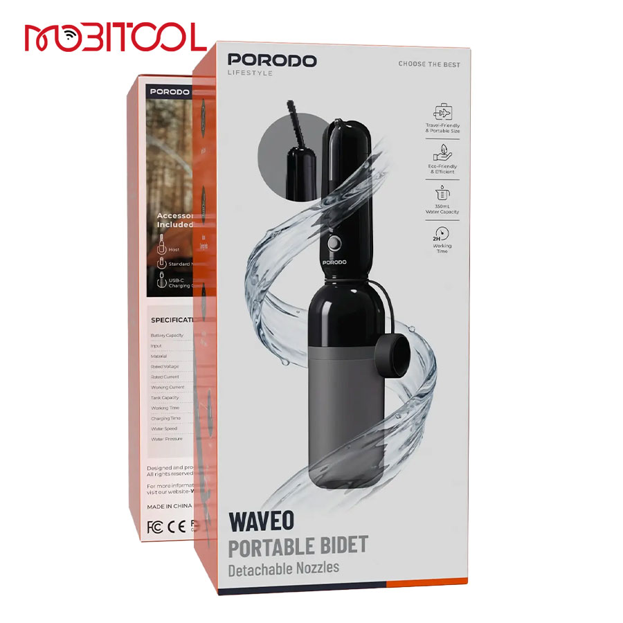 Porodo Waveo Portable Bidet Porodo Waveo Portable Bidet