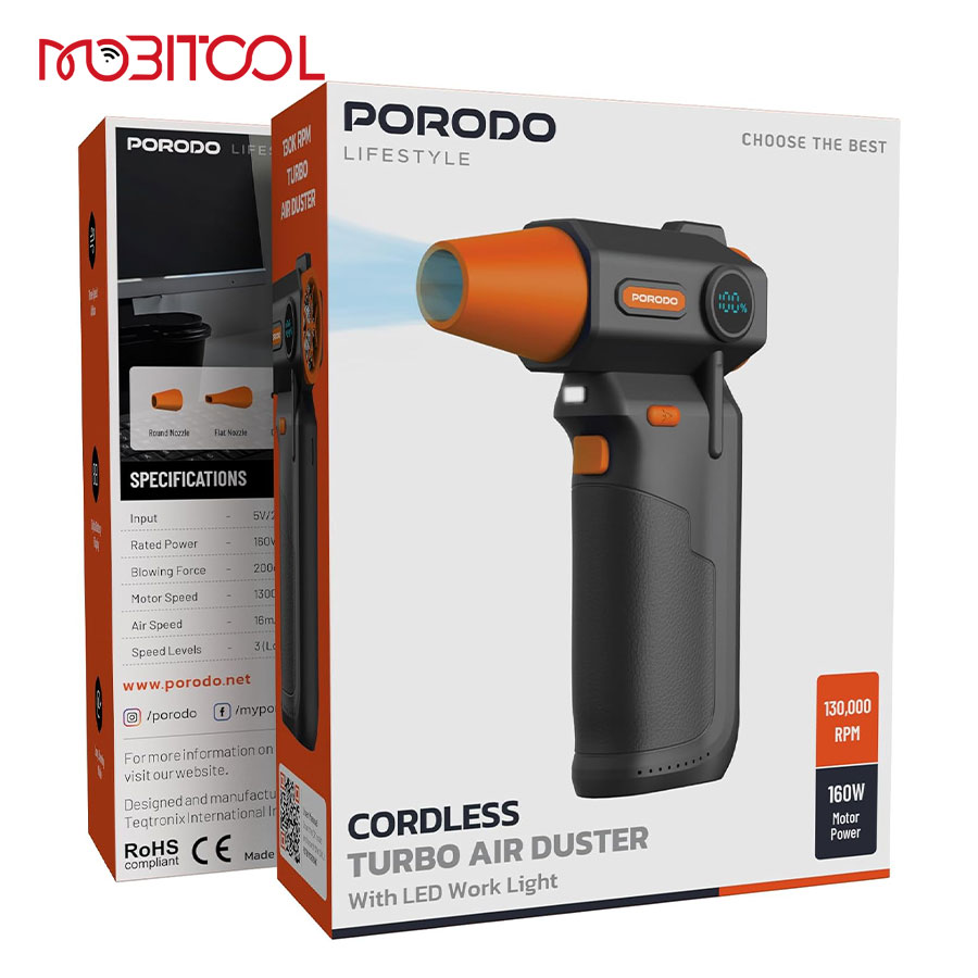 Porodo Cordless Turbo Air Duster Porodo Cordless Turbo Air Duster
