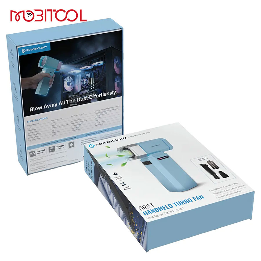 Powerology Drift Handheld Turbo Fan Powerology Drift Handheld Turbo Fan